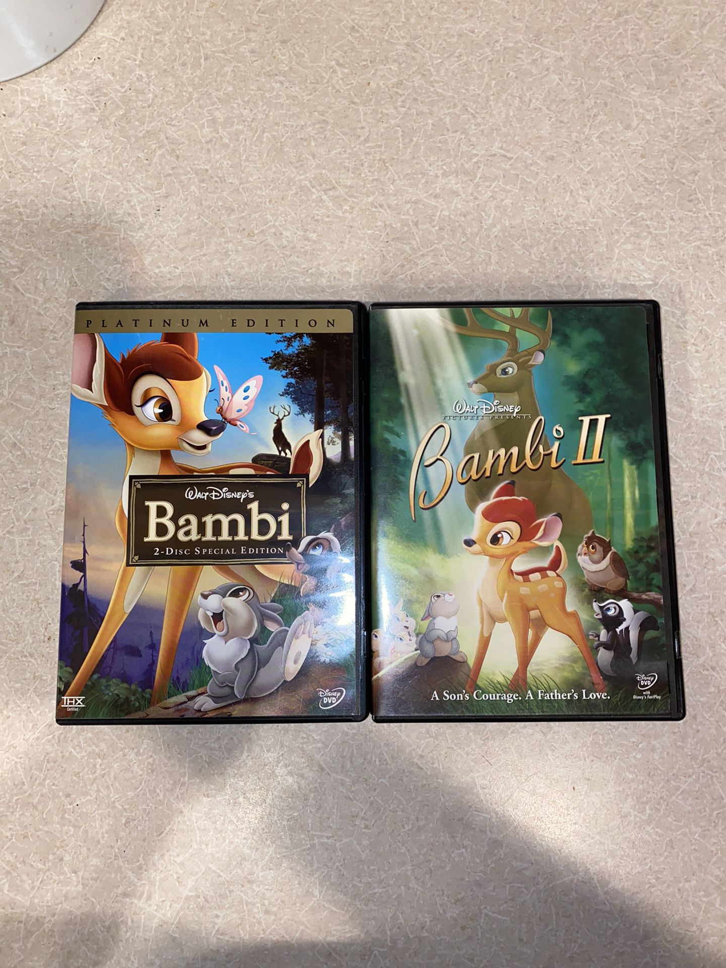Bambi 1 & 2 On DVD