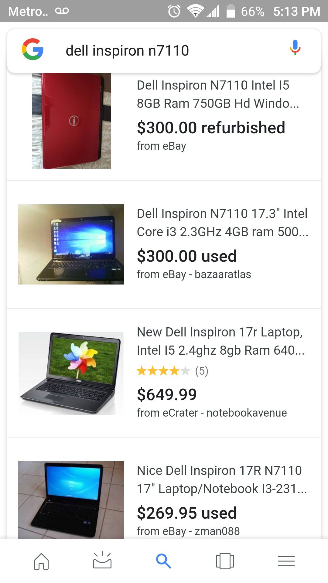 Dell Inspiron n7110 17" laptop (refurbished)
