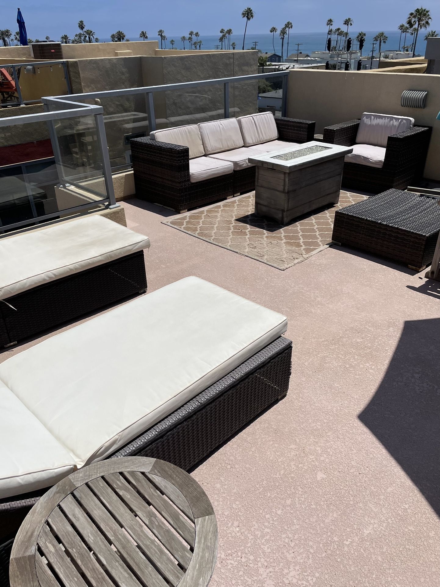 Patio Set - Sofa and Chair And ottoman