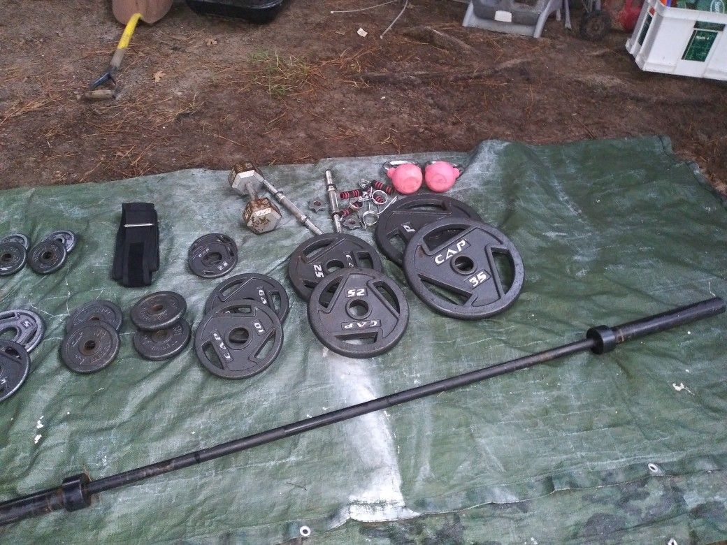 Cap weight set