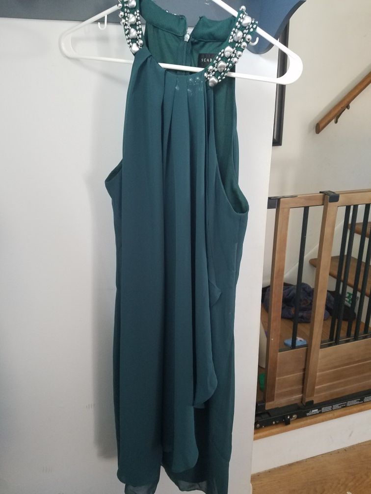 Dark green dress
