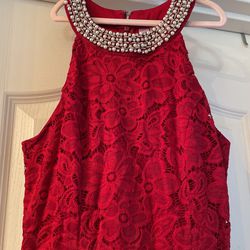 Red Lacey Dress Thumbnail