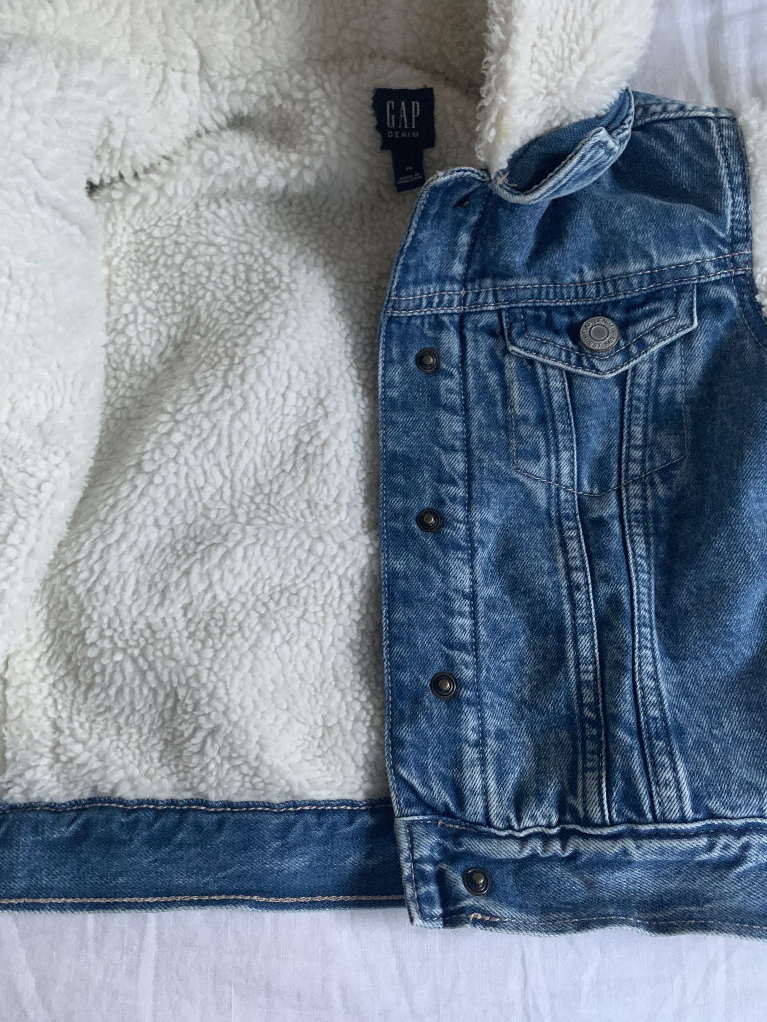 Brand New W/ Tags Toddler Gap Warm Jean Jacket Size 4-5