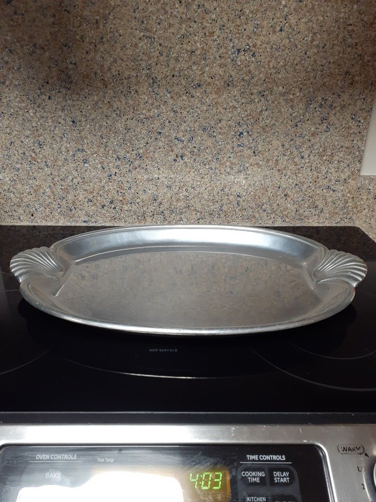 Shell Pewter Platter