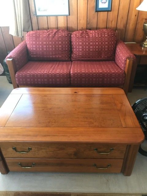8 Piece Furniture Set That Is Real Mahogany Wood!! Built Great And Very Sturdy And Heavy!!