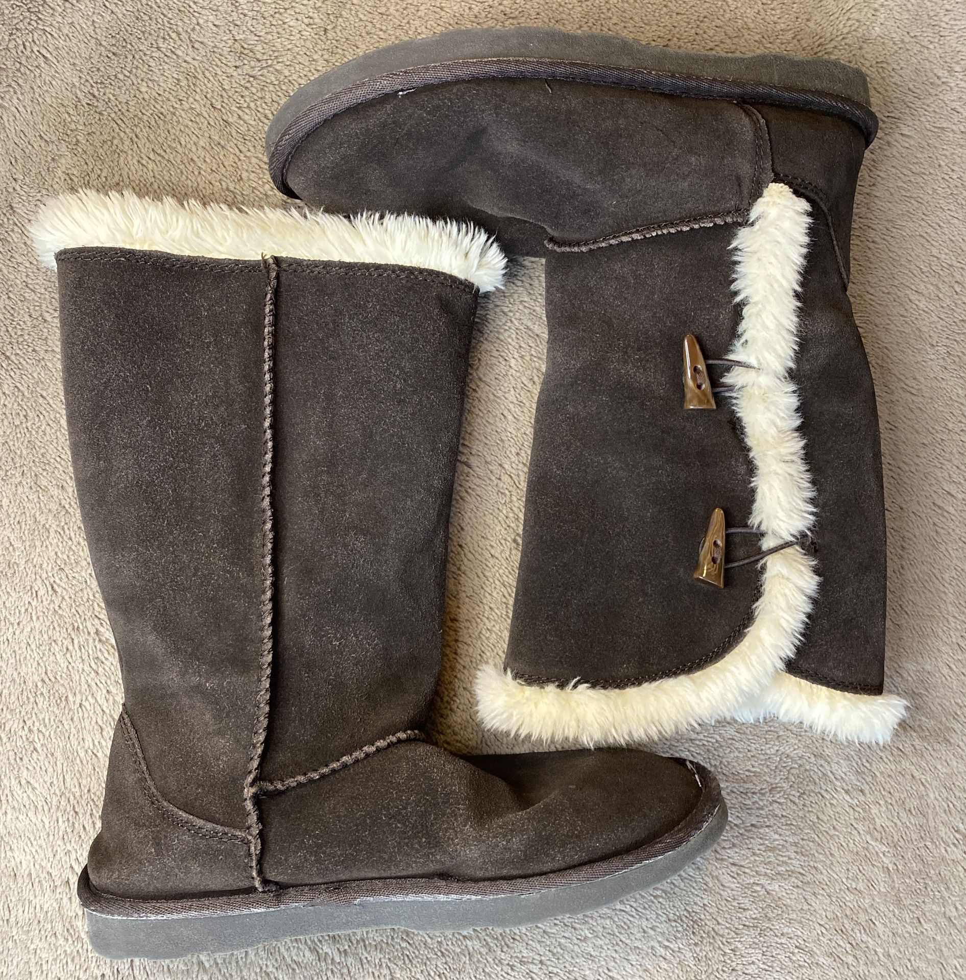 Women’s Brown Fur Winter Boots