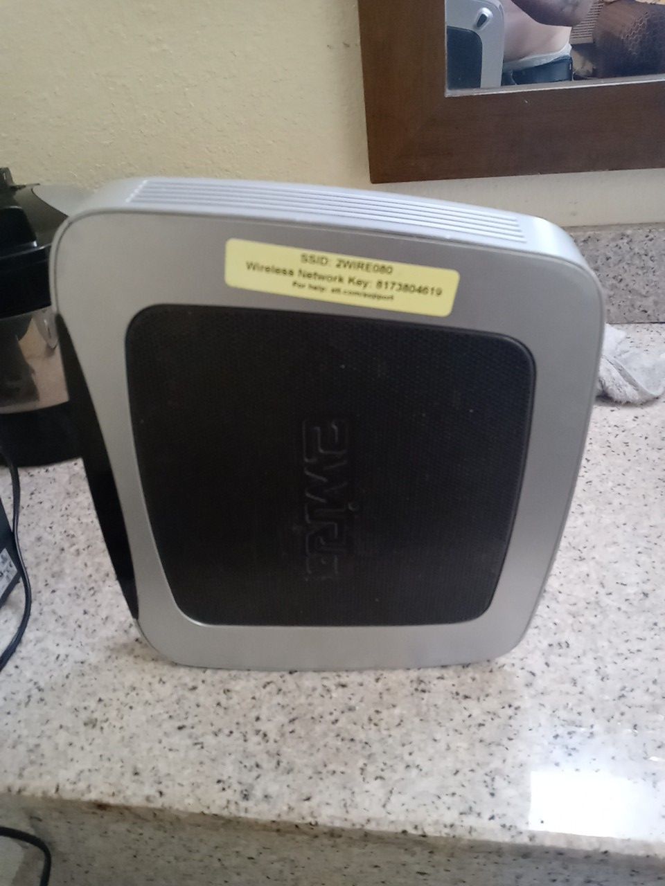 AT&T 2Wire 3800HGV-B Gateway DSL Modem Home WiFi Router
