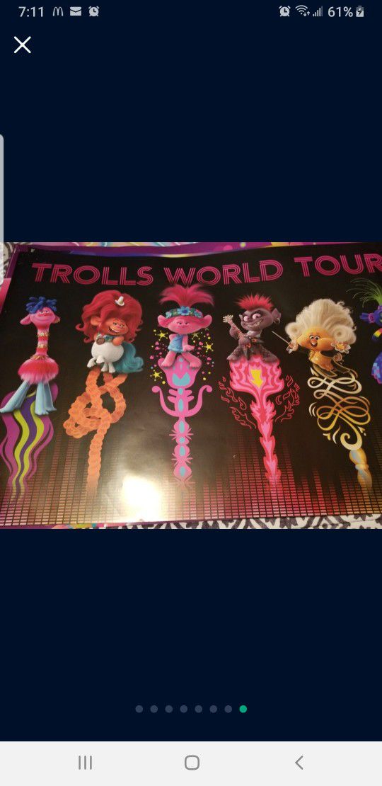 Trolls Bed Set With Extras