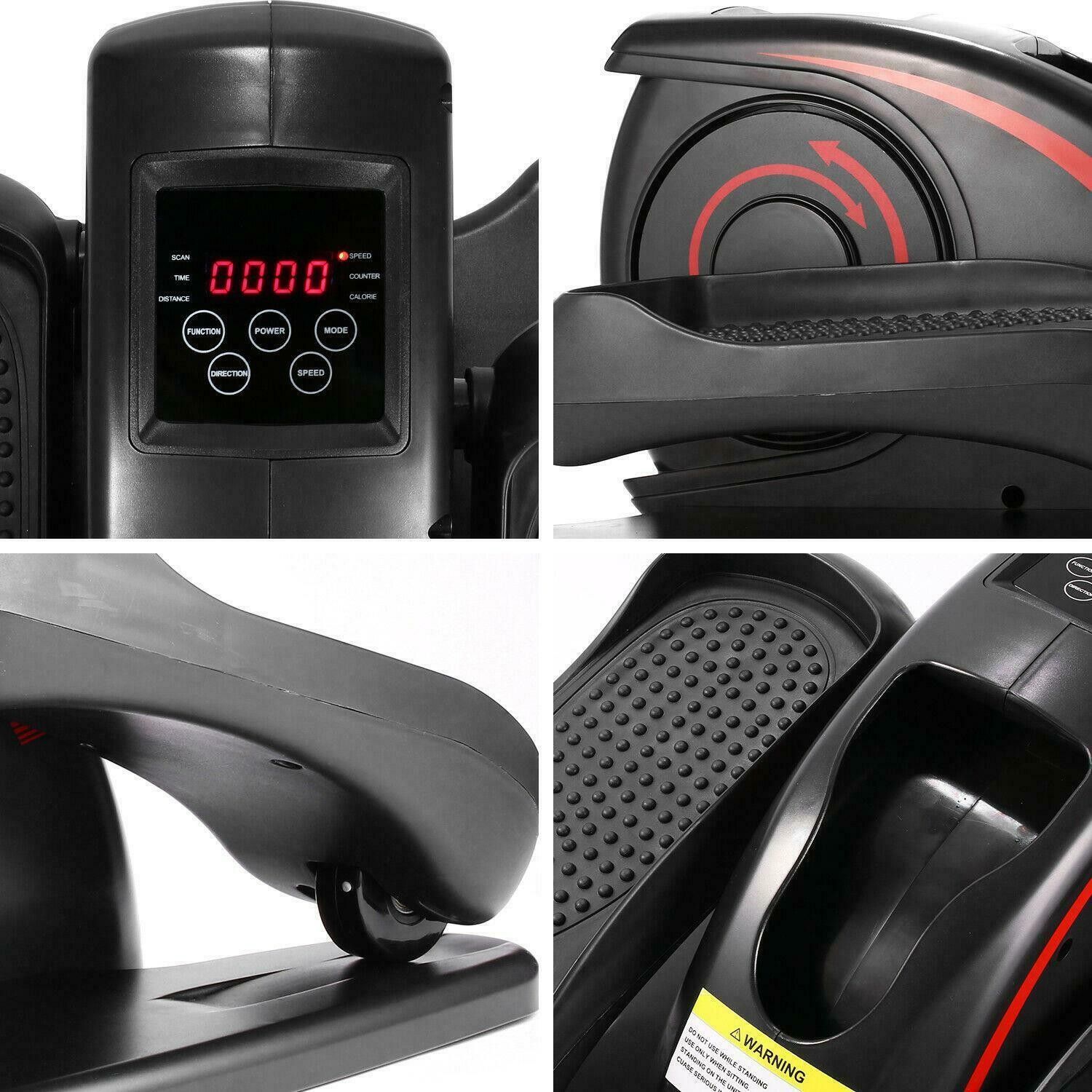 Mini Cycle Pedal Exerciser Ellìpticäl Machine, Black & Red Color