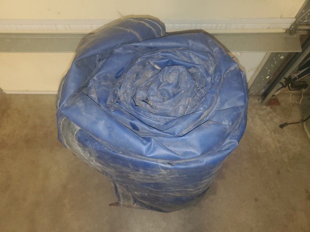 Steel Cargo Tarp 20ft With 4ft Drops Excellent Condition