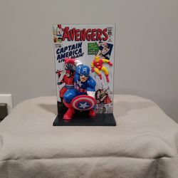 Captain America 3-D Comic Figure!!! Thumbnail