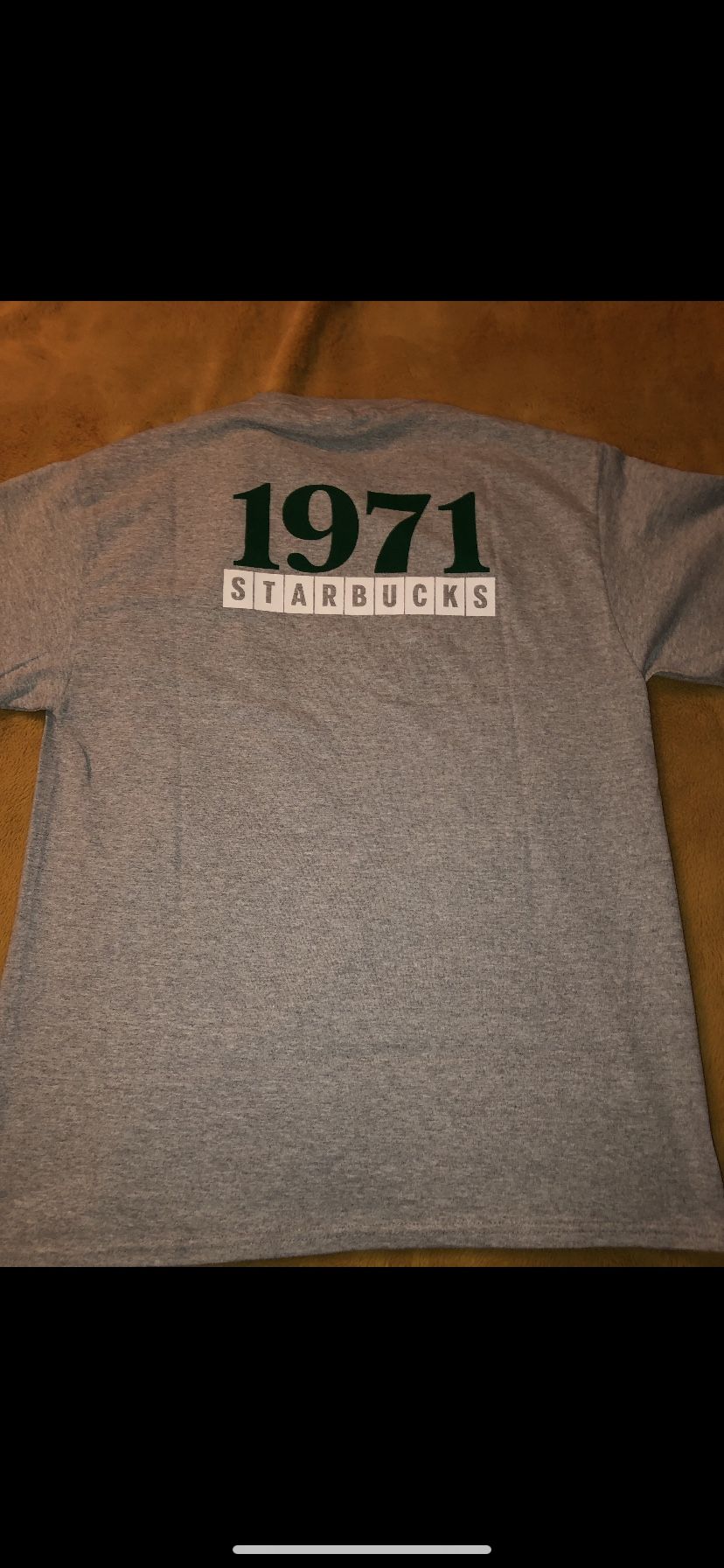 starbucks 50 years shirt