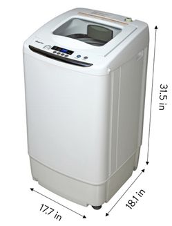 Magic Chef 0.9 cu. ft. Compact Top load Washer, White Thumbnail