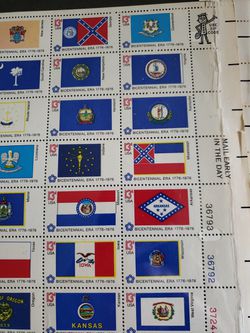US Postage Stamps (State Flags) Thumbnail