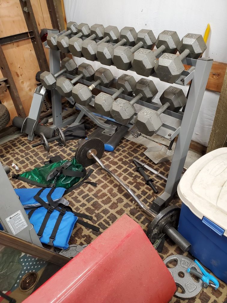 Nautilus Home gym and extras