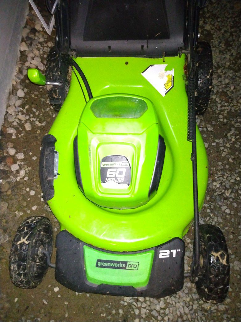 Greenworks Pro Battery Powered Lawn Mower