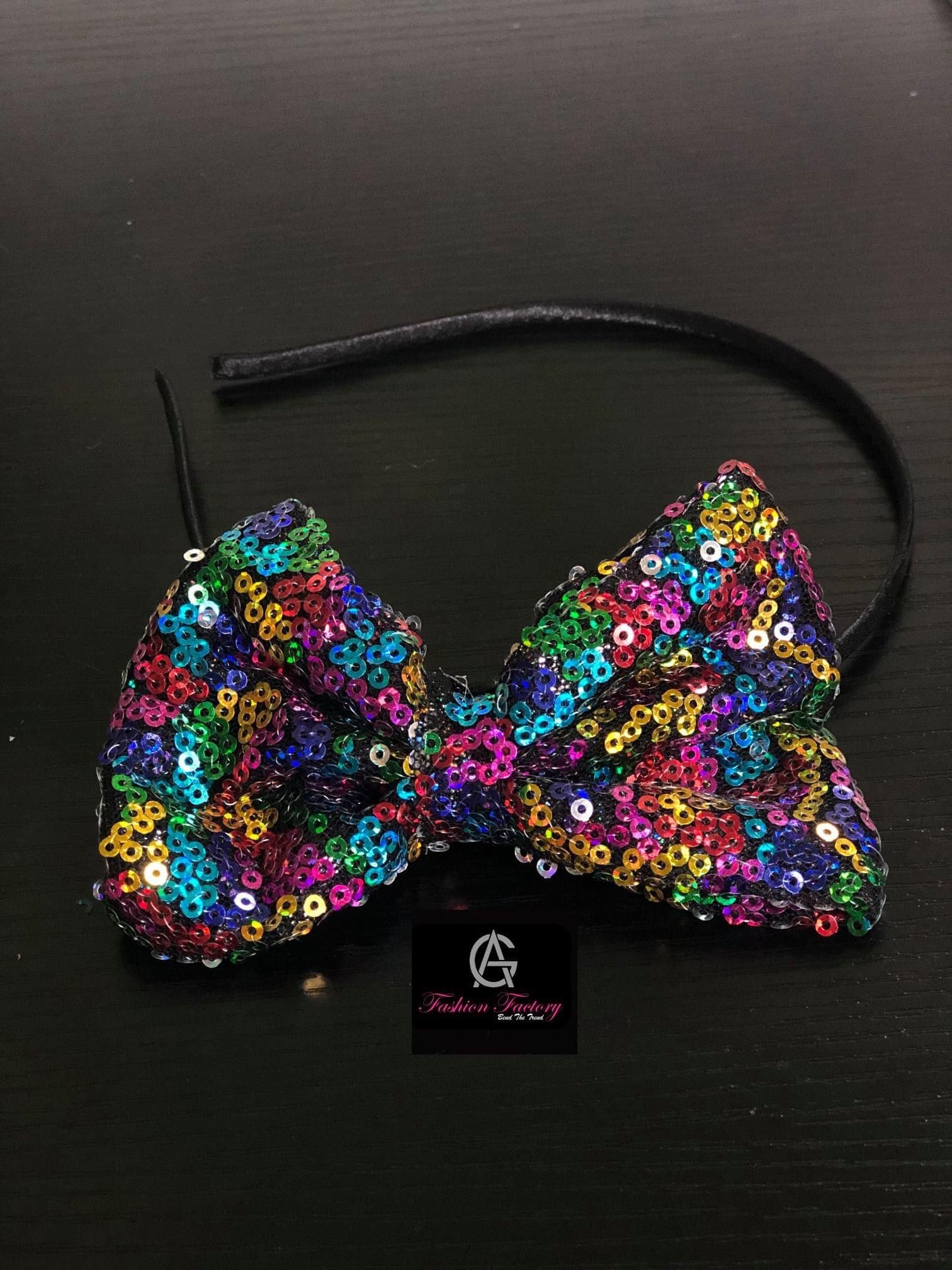 Sequin Bow Headband