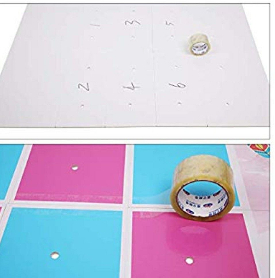 HABILE Gender Reveal Party Supplies,Confetti Balloons Games Decoration Poppers Backdrop