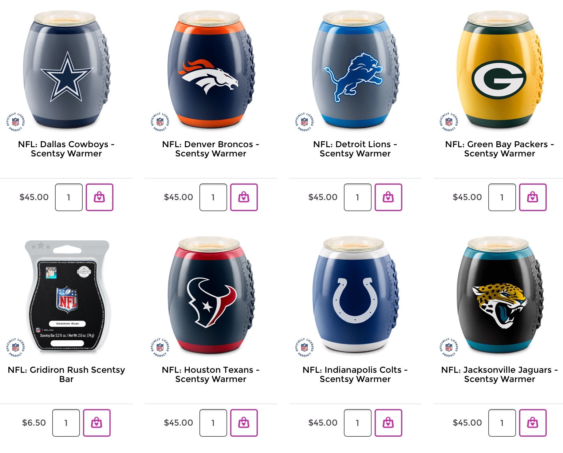 Scentsy Warmers Products