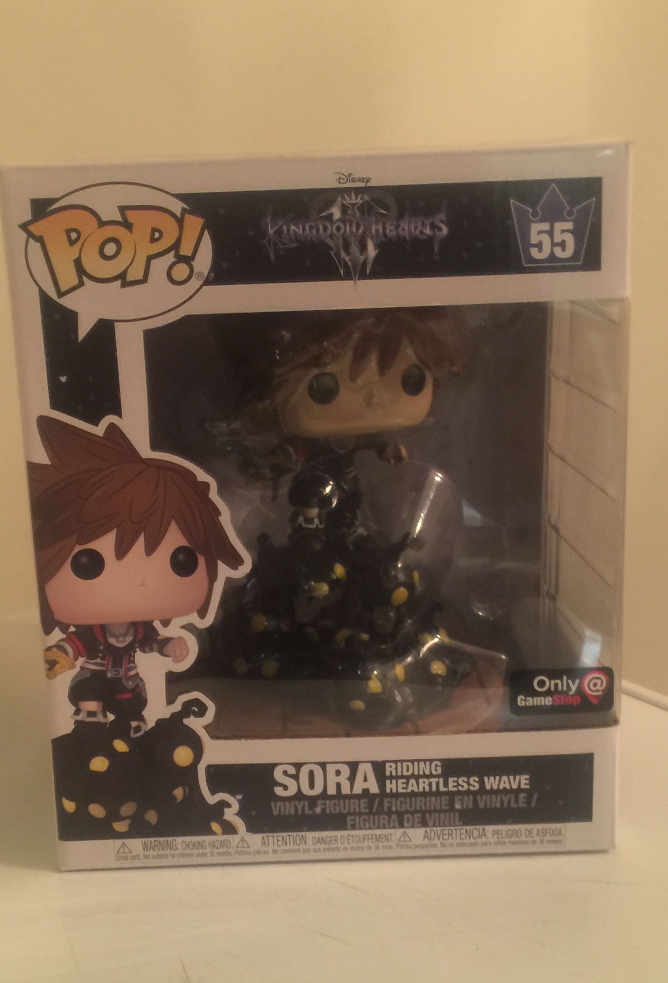 Funko Pop Kingdom Hearts 3 GameStop Mystery Box Sora Riding Heartless Wave