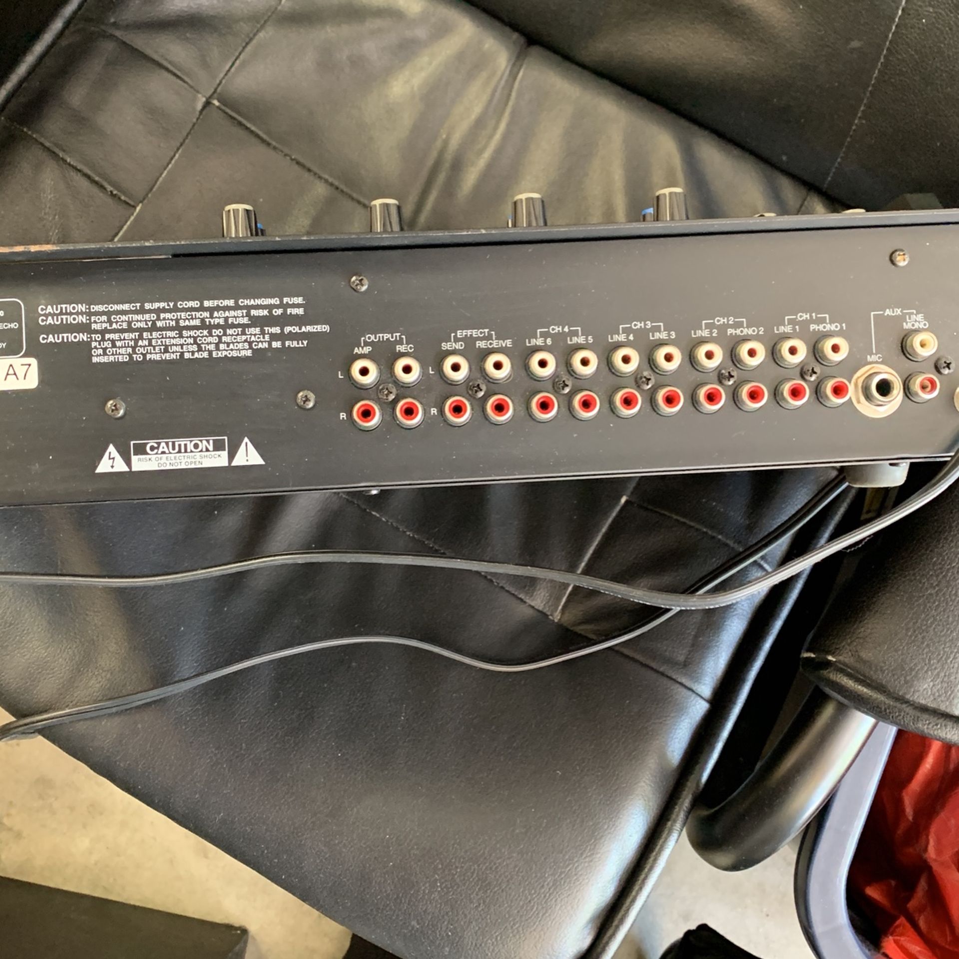 Vintage Analog Stereo Mixer Board