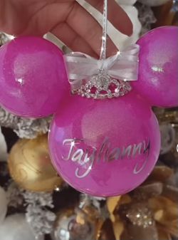 Minnie Or Mickey  Mouse Ornaments  Made  Thumbnail