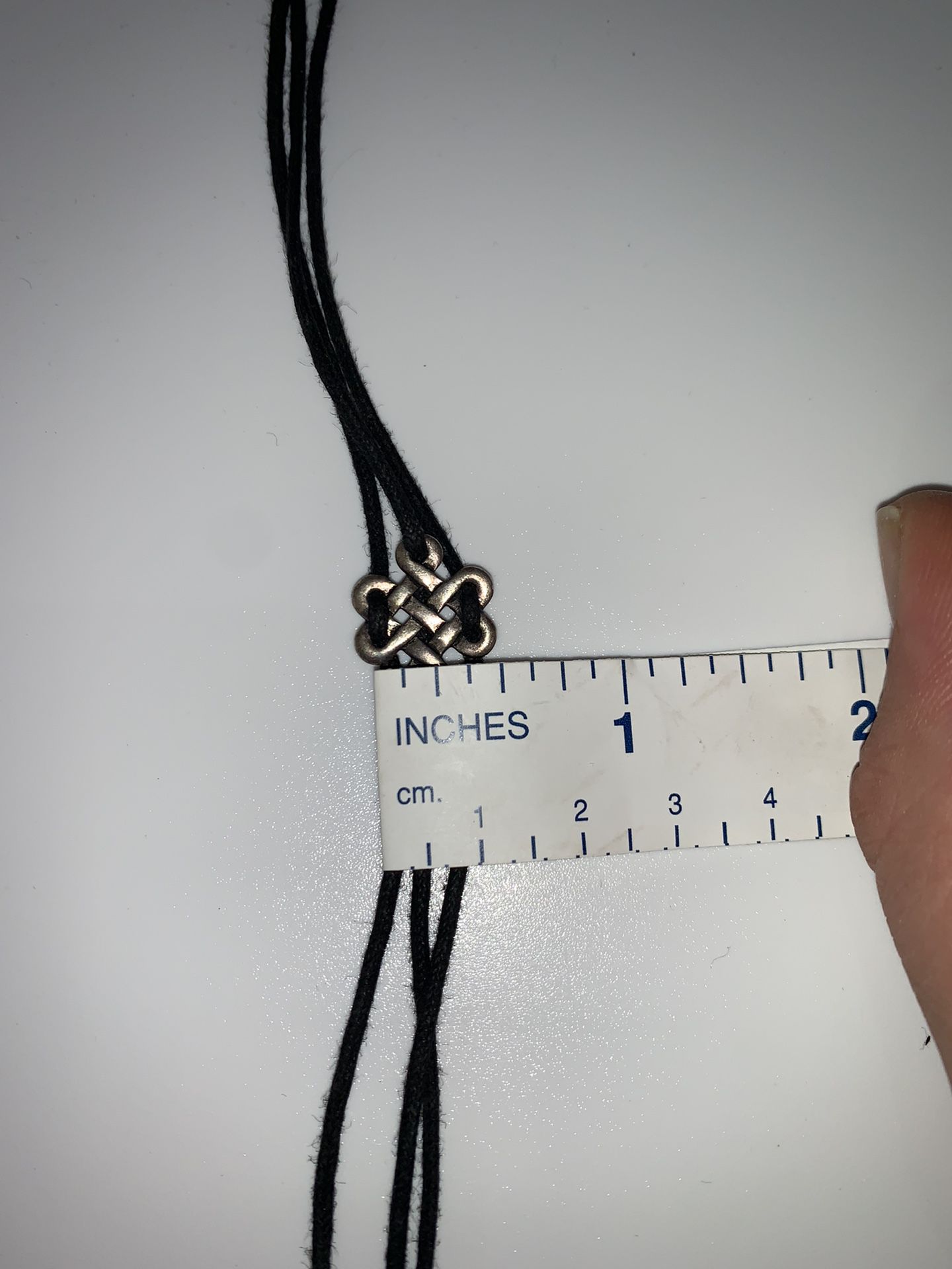 Silver Tone Metal Loop Anklet / Bracelet 