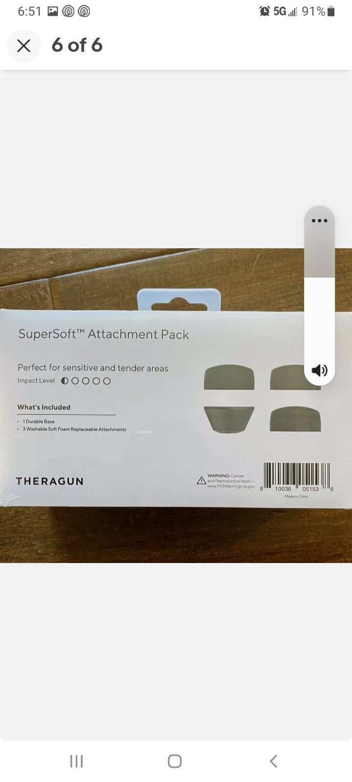 Therabody Theragun MINI Ultra Portable Massager w/ QuietForce White W/ Accessory