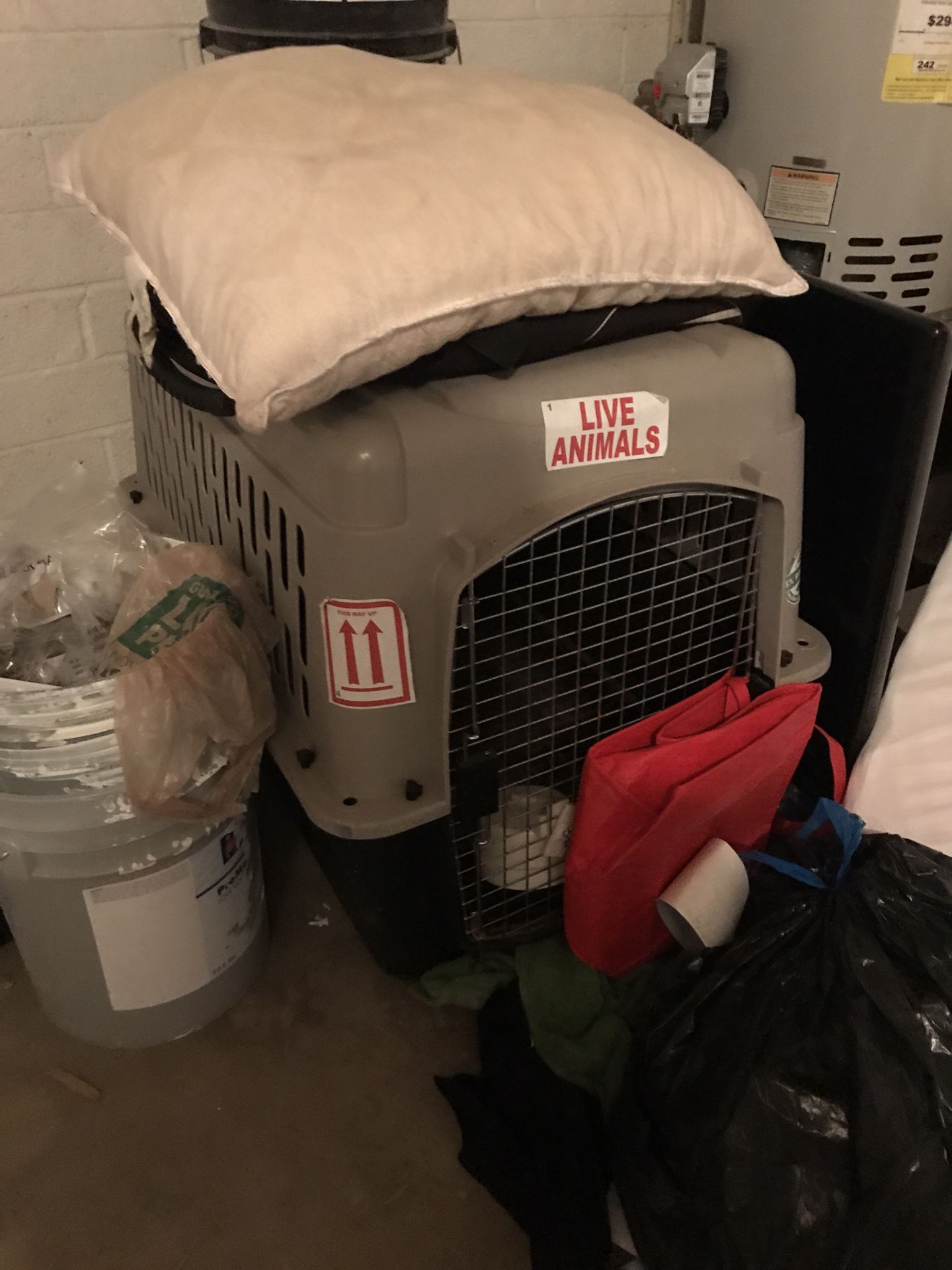 Kong dog crate, other crate, twin mattress FOR THE LOW