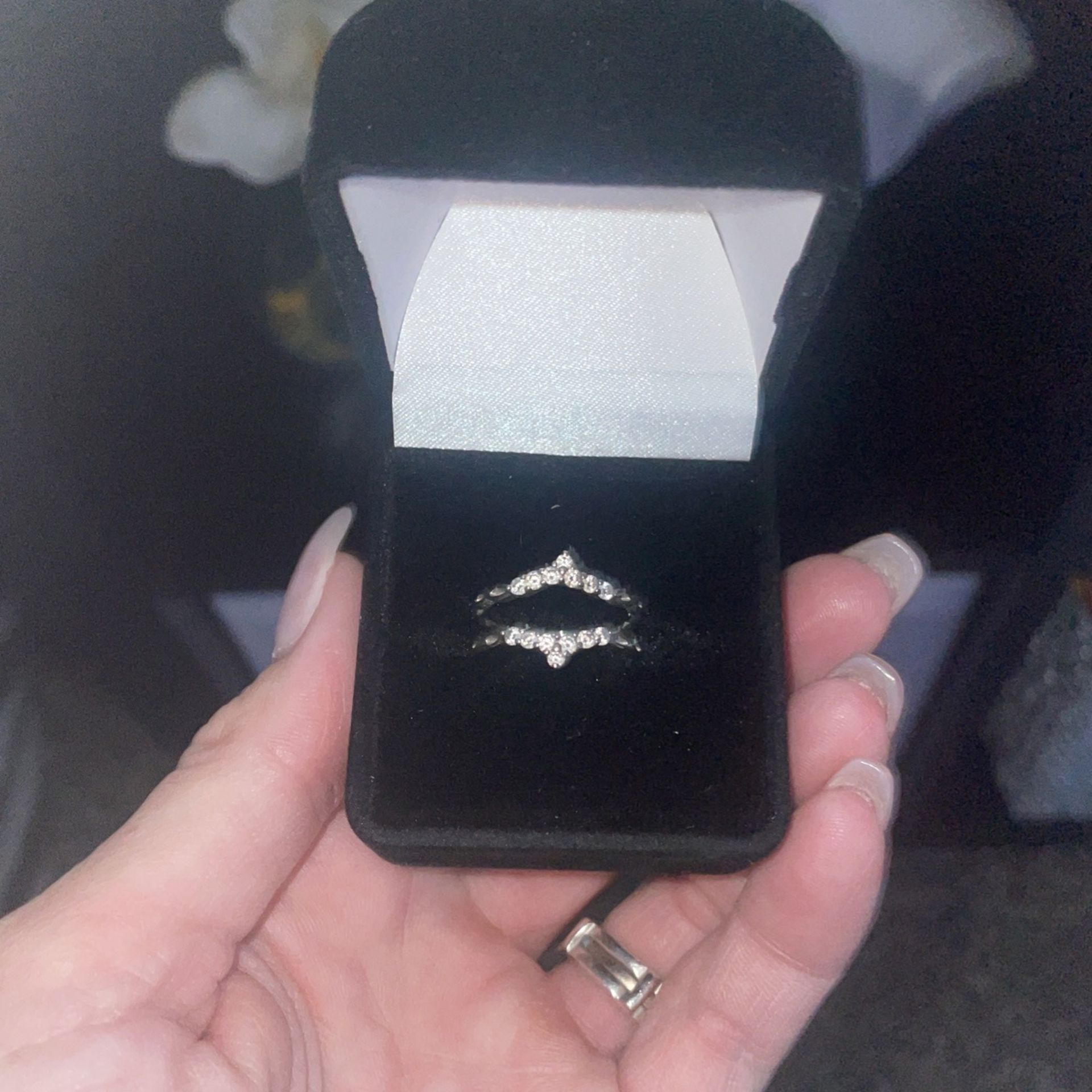 Sterling Silver Wedding Guard Ring