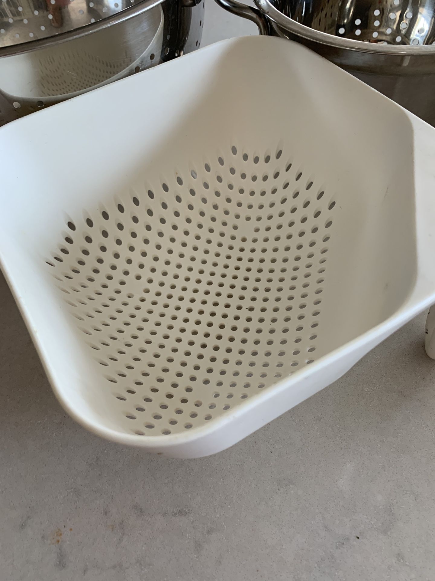 3 Bundle Assorted Strainers Stainless Steel