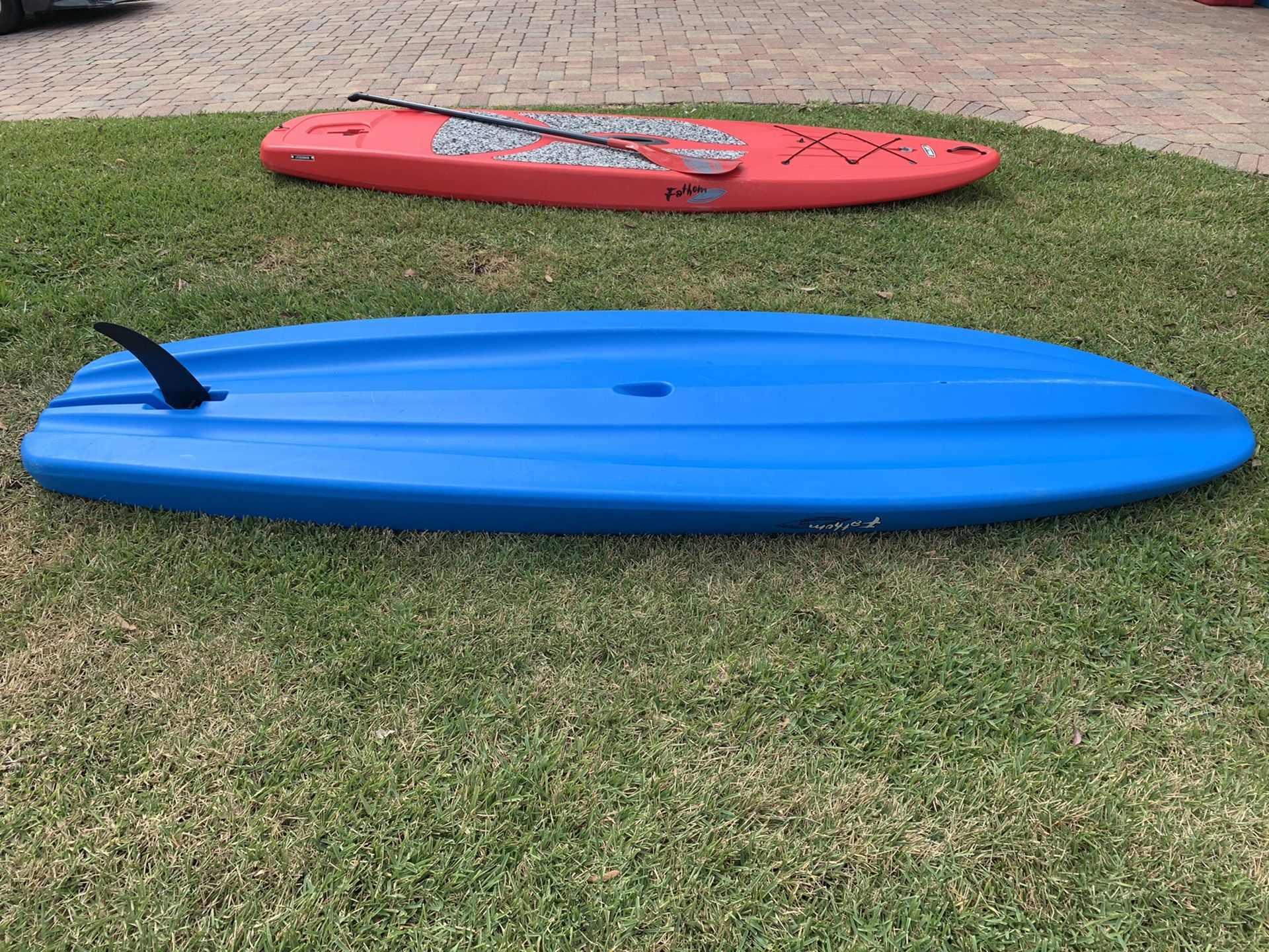 Lifetime Fathom standup paddleboard (SUP) Pair for Sale in Fort