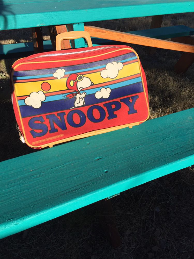 Vintage Snoopy Suitcase