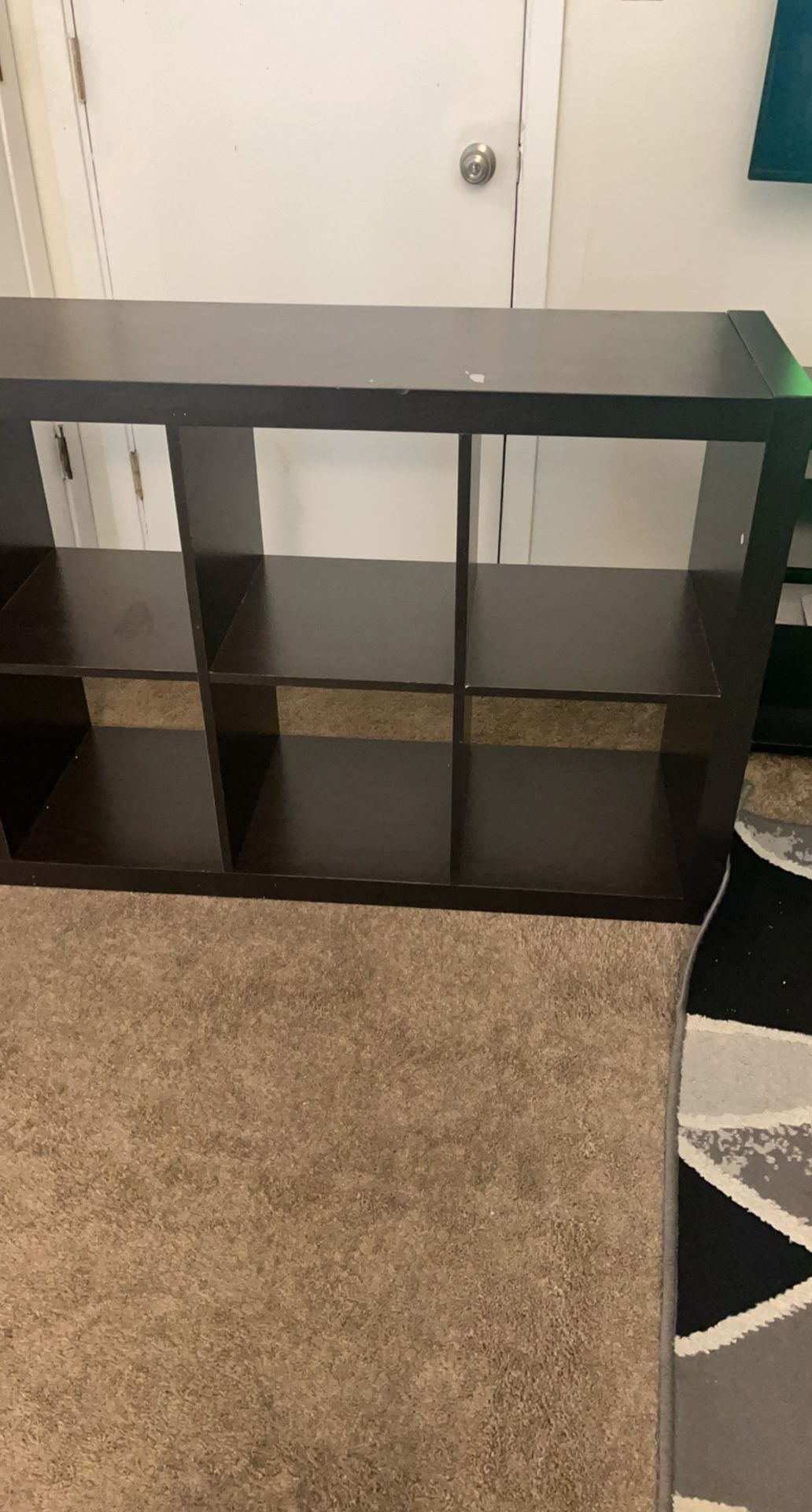 Brown 8 Cube Tv Stand 