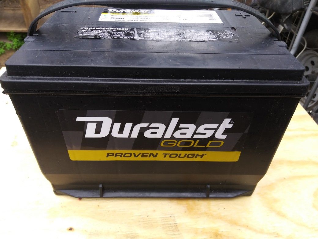 Duralast Gold 78DLG Automotive Battery 1000 ca. for Sale in Dallas, TX