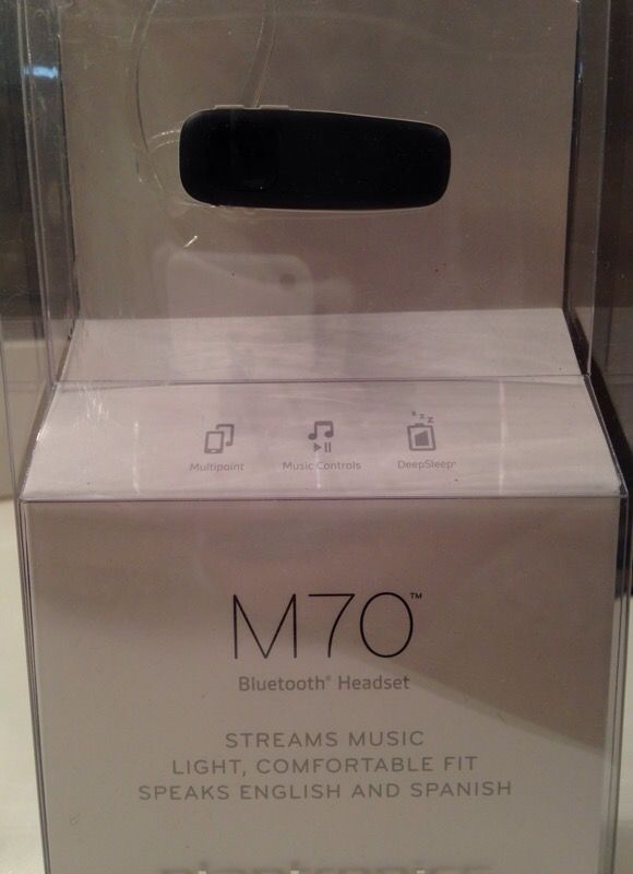 Bluetooth plantronics m70