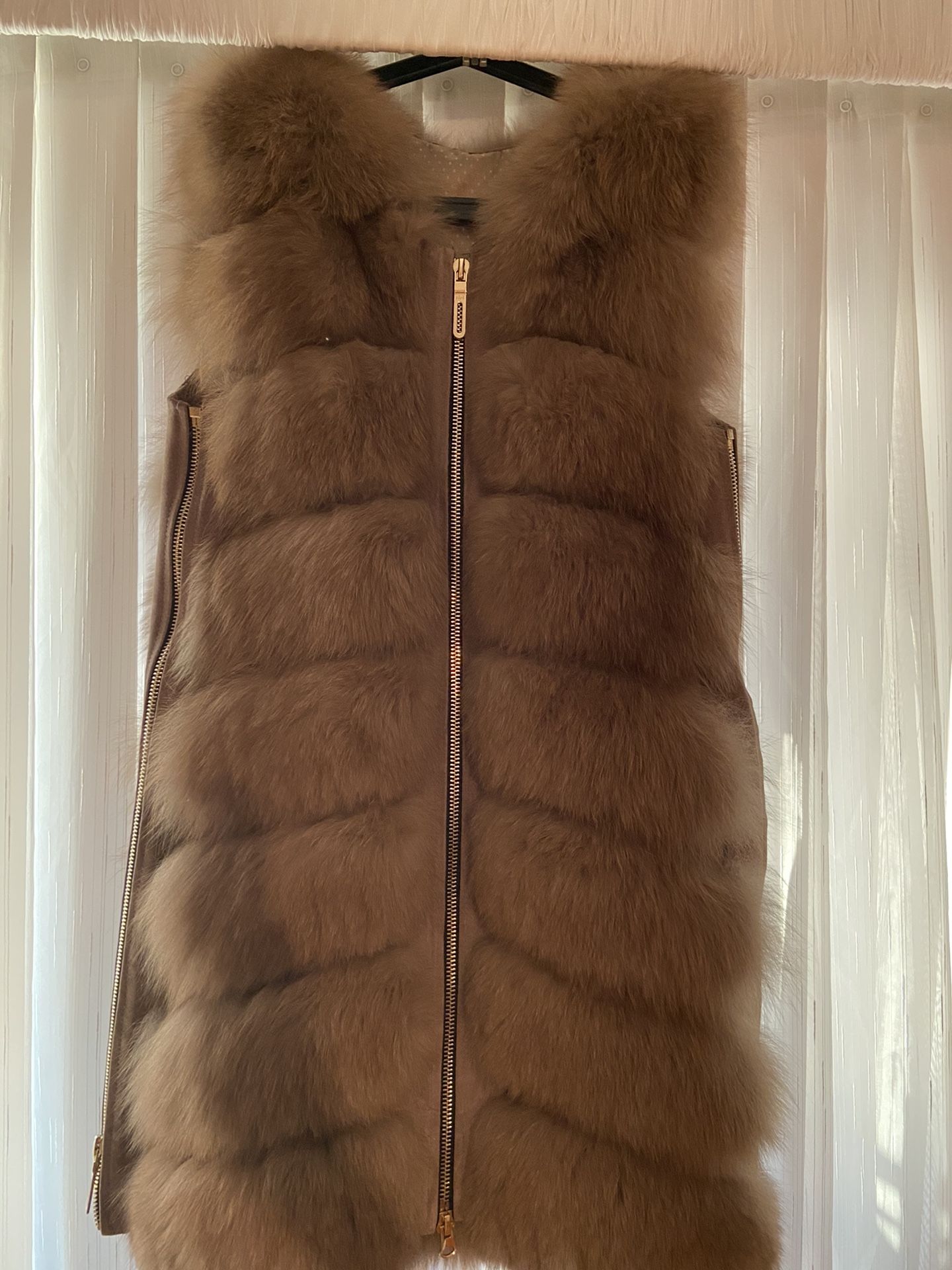 fur vest