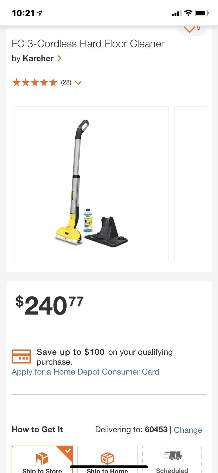 FC 3-Cordless Hard Floor Cleaner