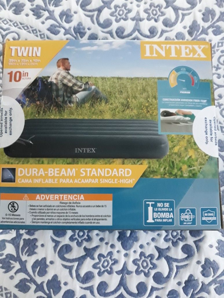 Twin Air Mattress And Pump.