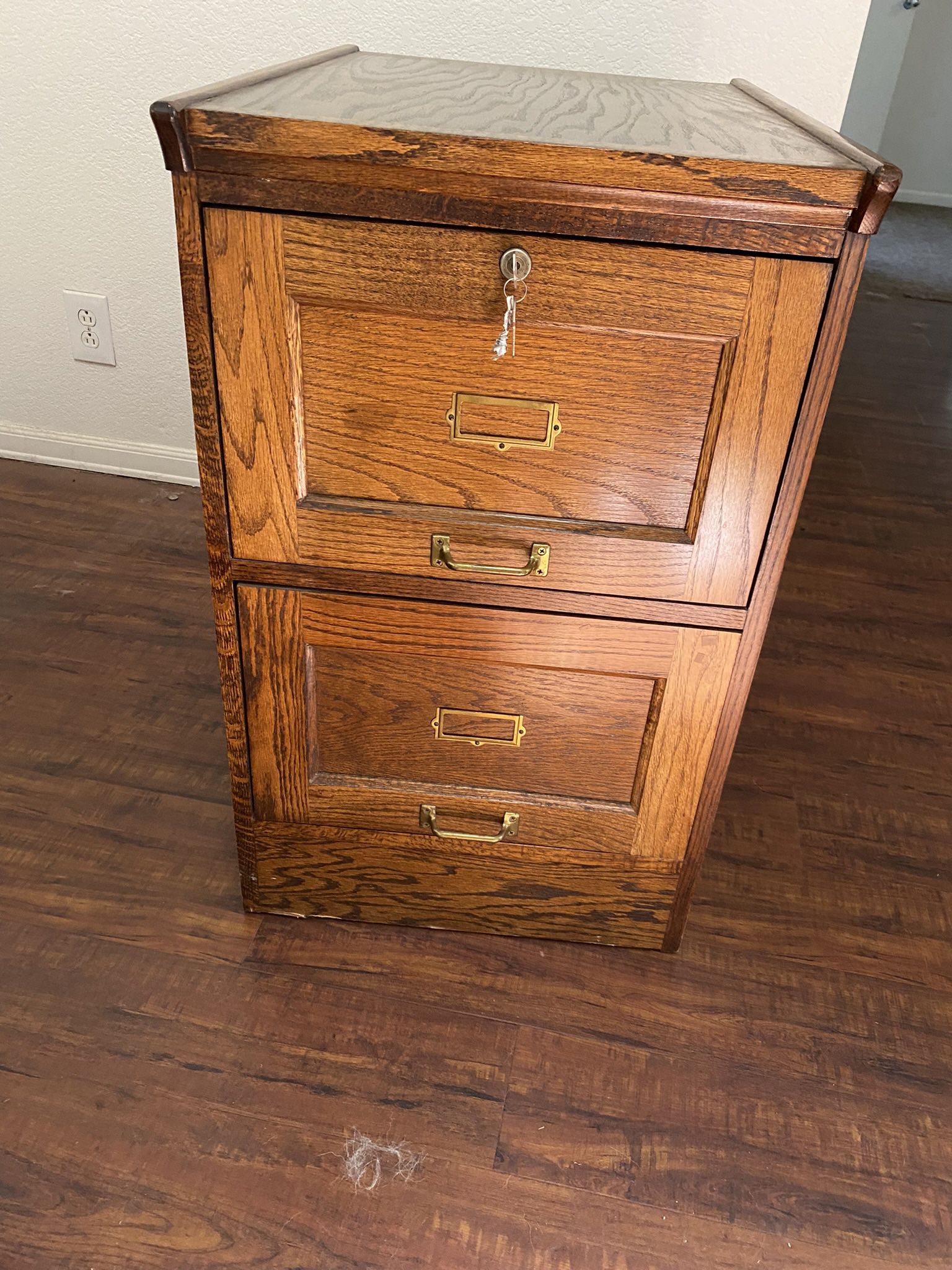 Antique Filing Cabinet Like-New Condition