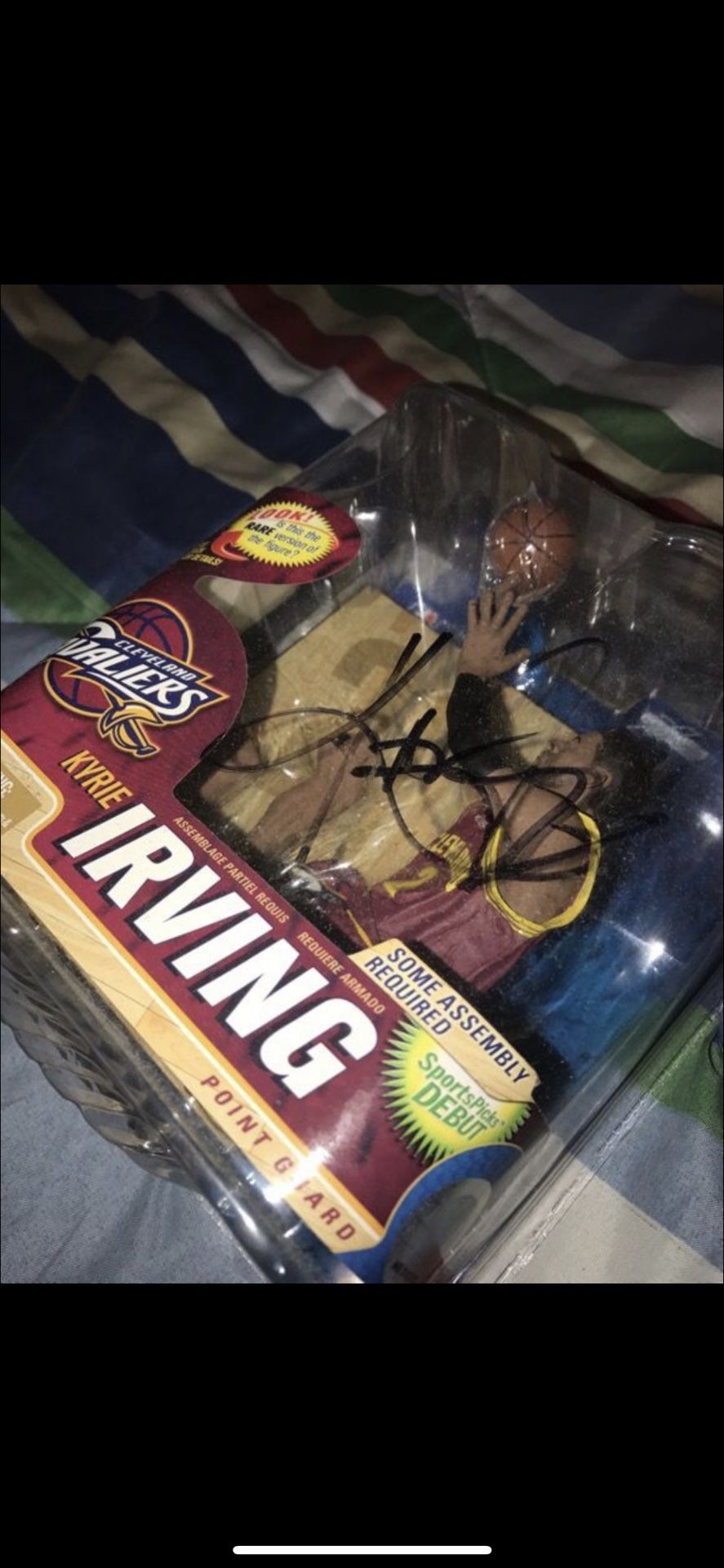 Kyrie Irving Signed Action Figure
