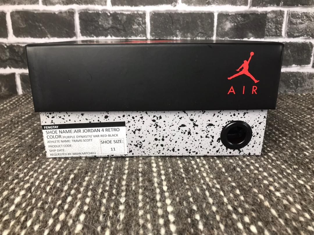 Jordan Travis Scott Purple F&F