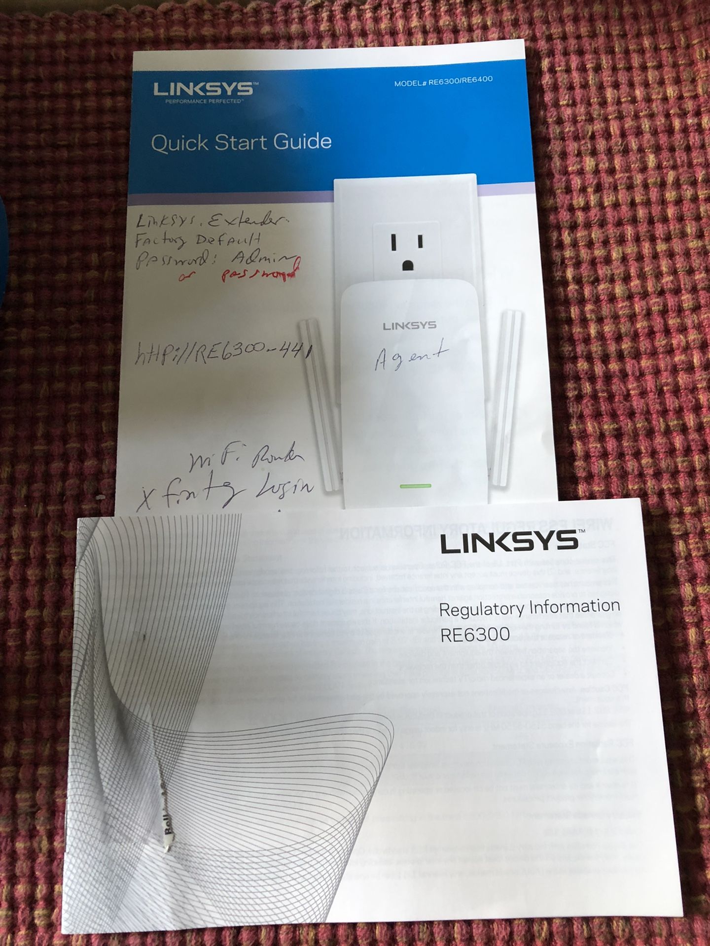 Wi-Fi Linksys Smart Router W/ Range Extender & Arris Modem