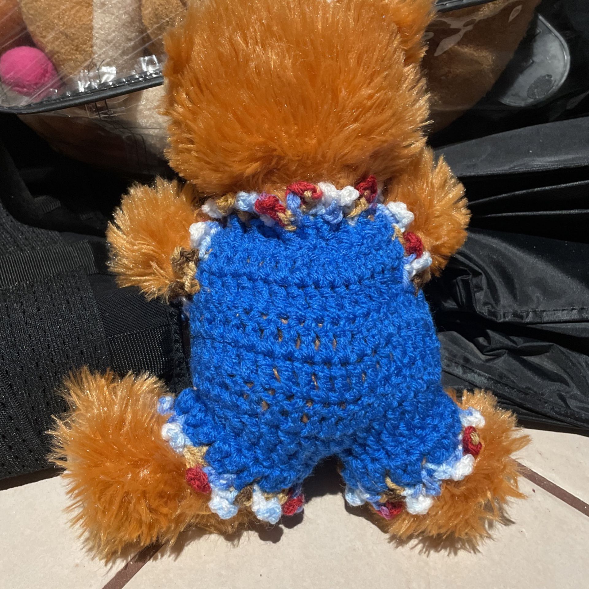 Bear w/ Crochet Clothing