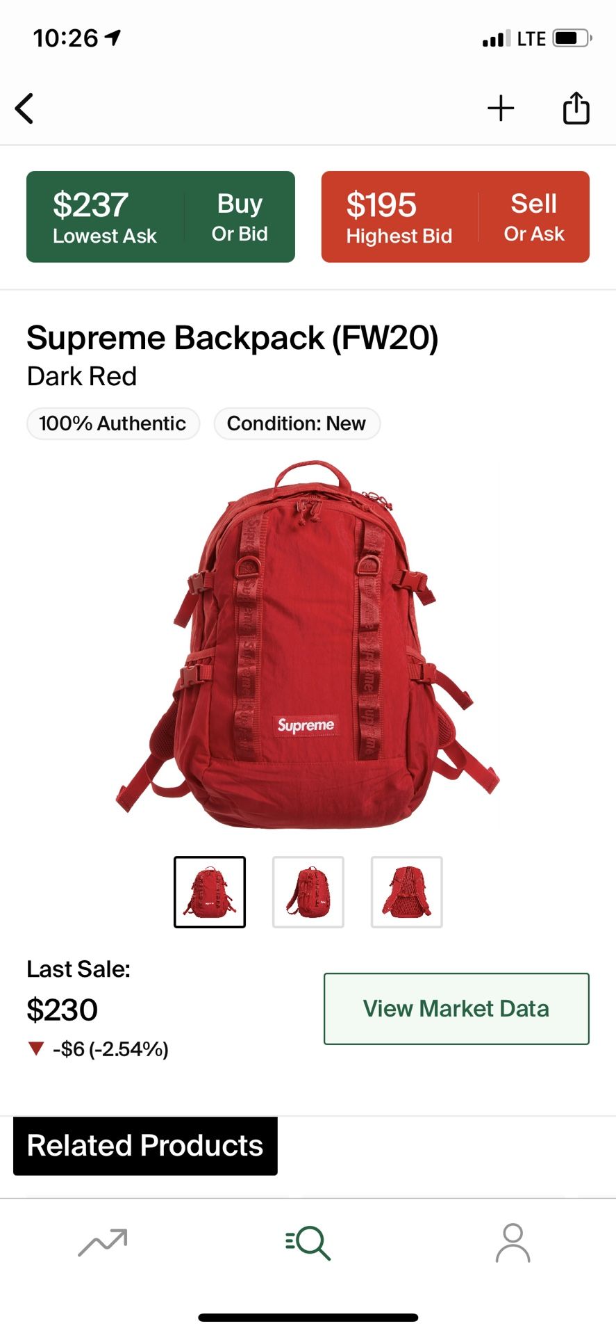 Supreme Backpack