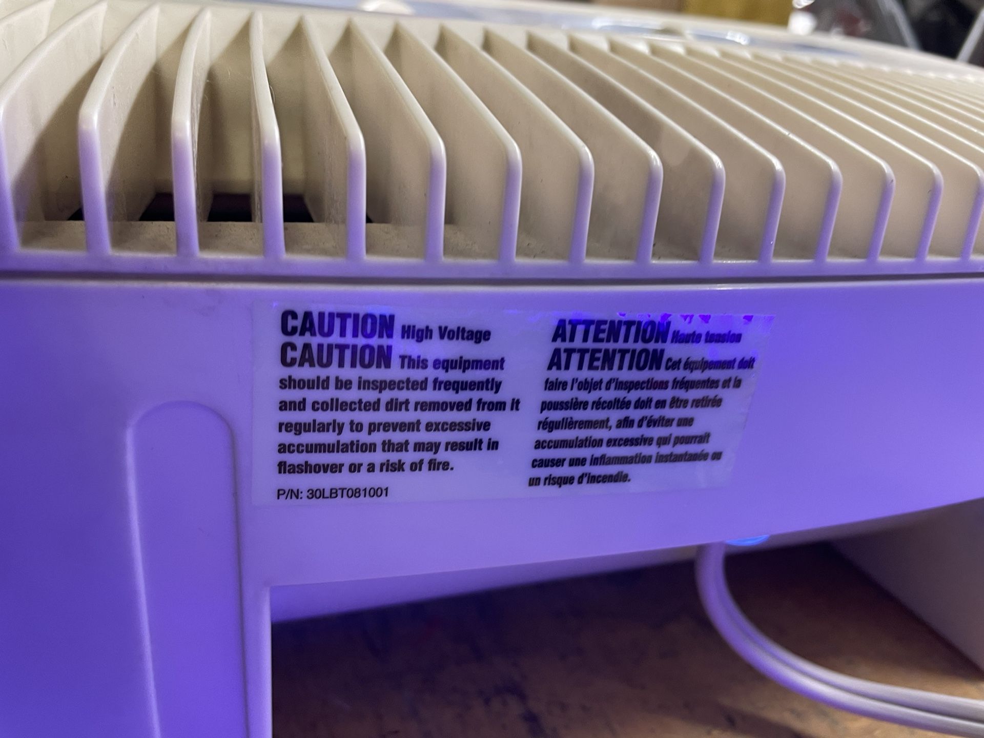 Honeywell air purifier unit