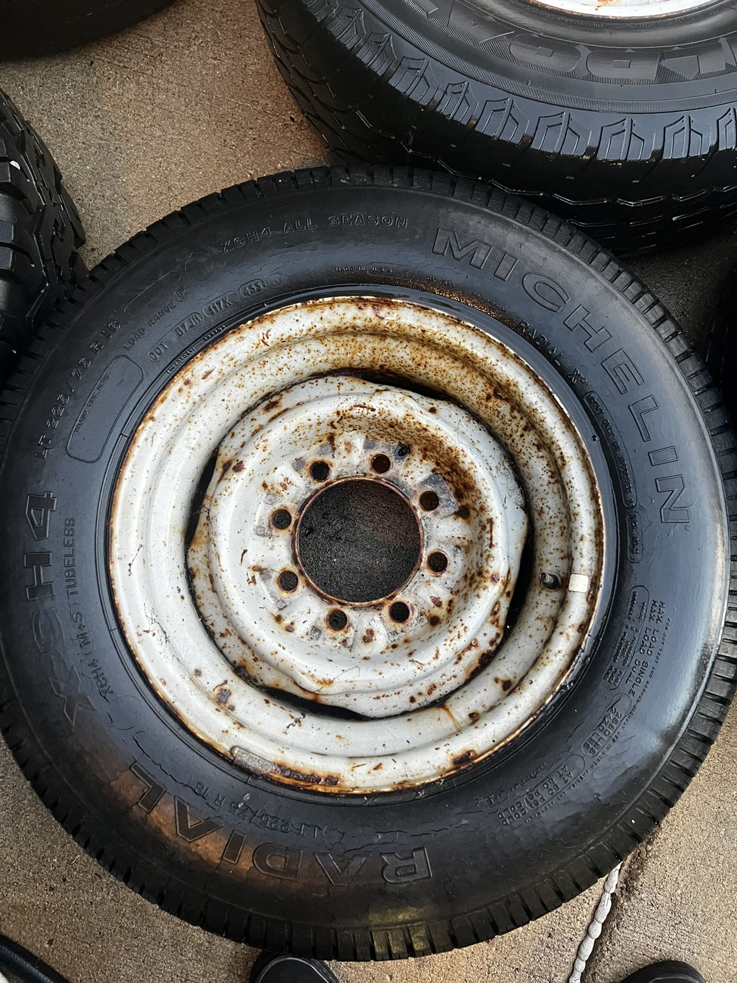16” Steel Wheels & Tires (8x6.5)