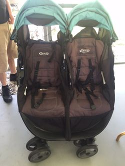 Graco Fastaction Fold Duo Click Connect Side By Side Double Stroller For Sale In Aventura Fl Offerup