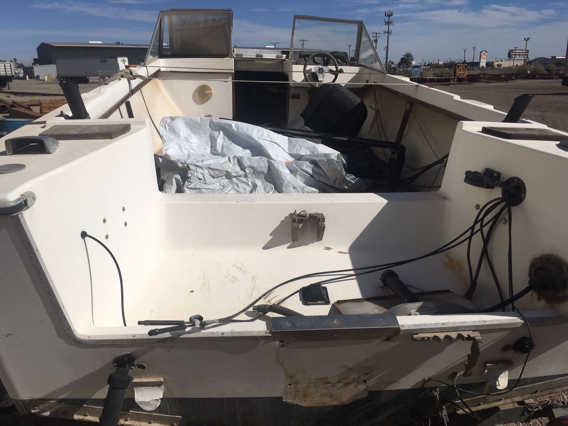 Boat with trailer, fishing