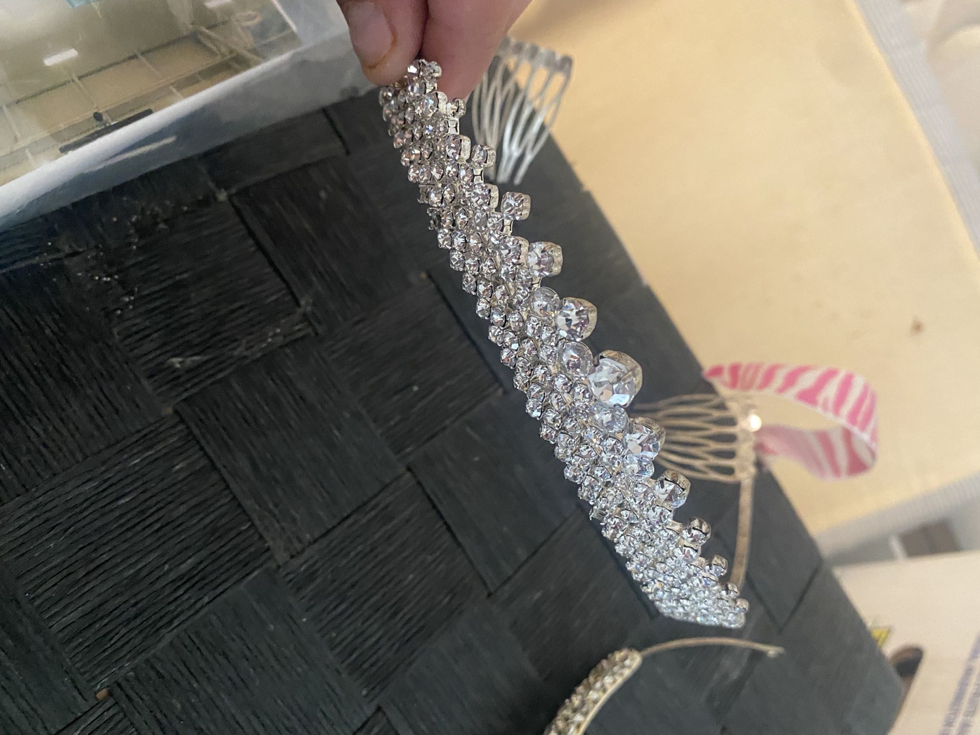 Tiara, Necklace, And Earrings